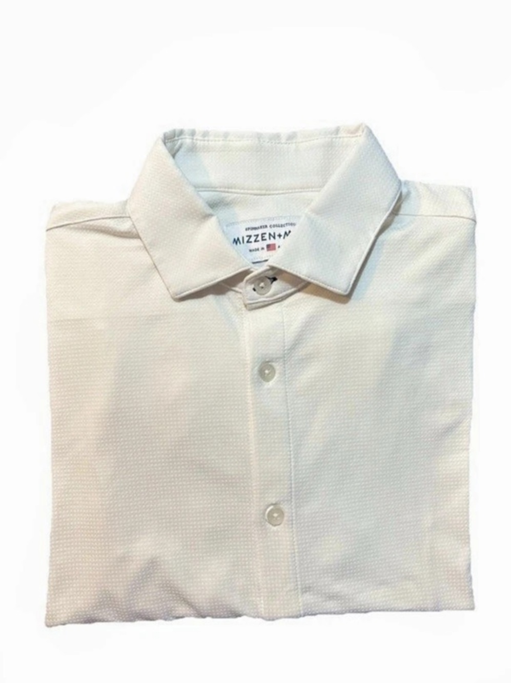 Mizzen+Main Spinnaker Collection Performance Shirt White Large